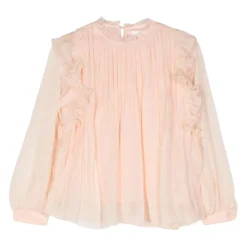 Zijden Blouse met Ruffles