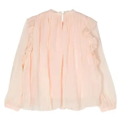 Zijden Blouse met Ruffles