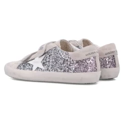 Zilver Glitter Kindersneakers