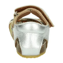 Zilveren Sandalen met Brede Pasvorm