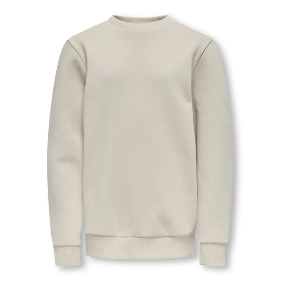 Zilveren Voering Crew Neck Sweatshirt