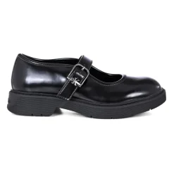 Zwarte Ballerina's met Verstelbare Band