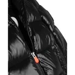 Zwarte bedrukte jassen voor heren