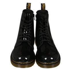 Zwarte Biker Boots met Lakleer