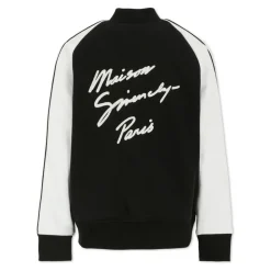 Zwarte Bomberjack met 4G Metal Motif