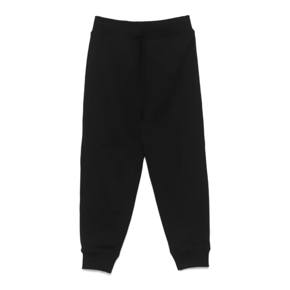 Zwarte Broek met Vintage Check Design