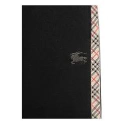 Zwarte Broek met Vintage Check Design