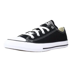 Zwarte Canvas Lage Sneakers