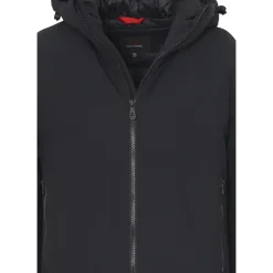 Zwarte capuchonjas voor kinderen