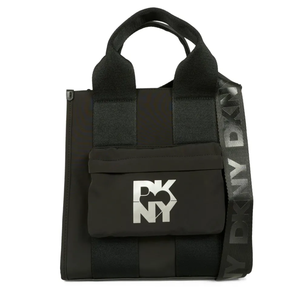 Zwarte Casual Tas met Verstelbare Band