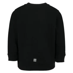 Zwarte Crew Neck Sweatshirt met Logo
