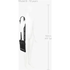 Zwarte Crossbody Tas met Abstract Ontwerp