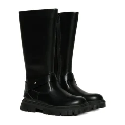 Zwarte D-Hammer Laarzen met Zijrits