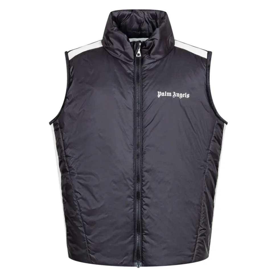 Zwarte Hoge Kraag Rits Jas