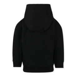 Zwarte hoodie met logoprint
