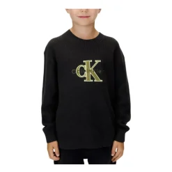 Zwarte Jersey Sweatshirt voor Kinderen