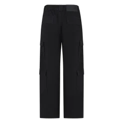 Zwarte Katoenen Cargobroek