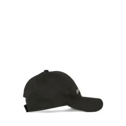 Zwarte Katoenen Logo Geborduurde Pet