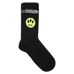 Zwarte Katoenen Ondergoed met Smiley Logo