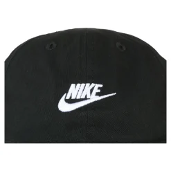 Zwarte Katoenen Pet met Klep