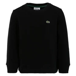 Zwarte Katoenmix Sweatshirt met Krokodillenpatch