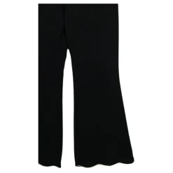 Zwarte Kinderbroek met Witte Rand