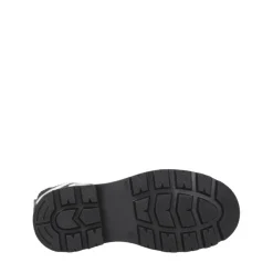 Zwarte Leren Hoge Legging Laarzen