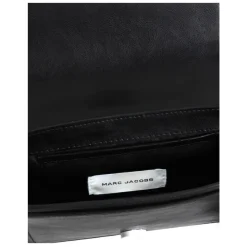 Zwarte leren schoudertas