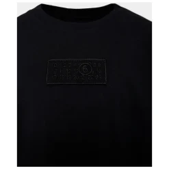 Zwarte longsleeve T-shirt met logo