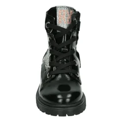 Zwarte Meisjes Mid Schoenen met Uitneembaar Voetbed