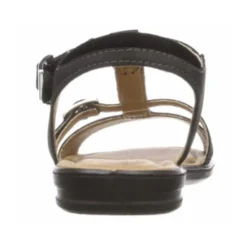 Zwarte Meisjes Sandalen van Nubuck Leer