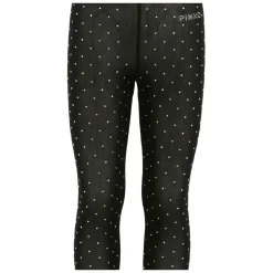 Zwarte Mesh Strass Leggings