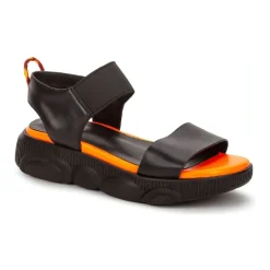 Zwarte Open Kindersandalen