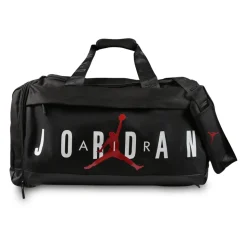 Zwarte polyester reistas met logo