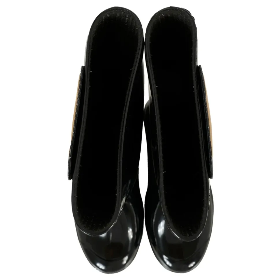 Zwarte regenlaarzen met Teddy Bear