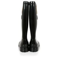 Zwarte regenlaarzen met Teddy Bear