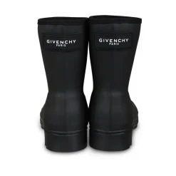 Zwarte regenlaarzen Waterdicht Flexibel Stijl