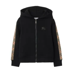 Zwarte rits hoodie met Equestrian Knight