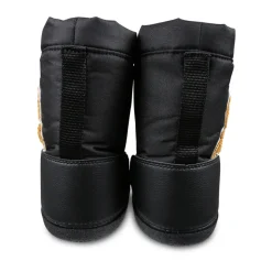 Zwarte Shearling Snowboots met Teddybeer
