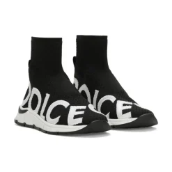 Zwarte Sneakers voor Kinderen met Merkdetails