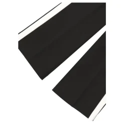 Zwarte sport-chique broek met zijstrepen