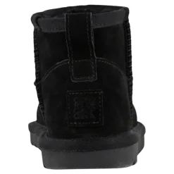 Zwarte Suède Kinderen Slip-On Laars