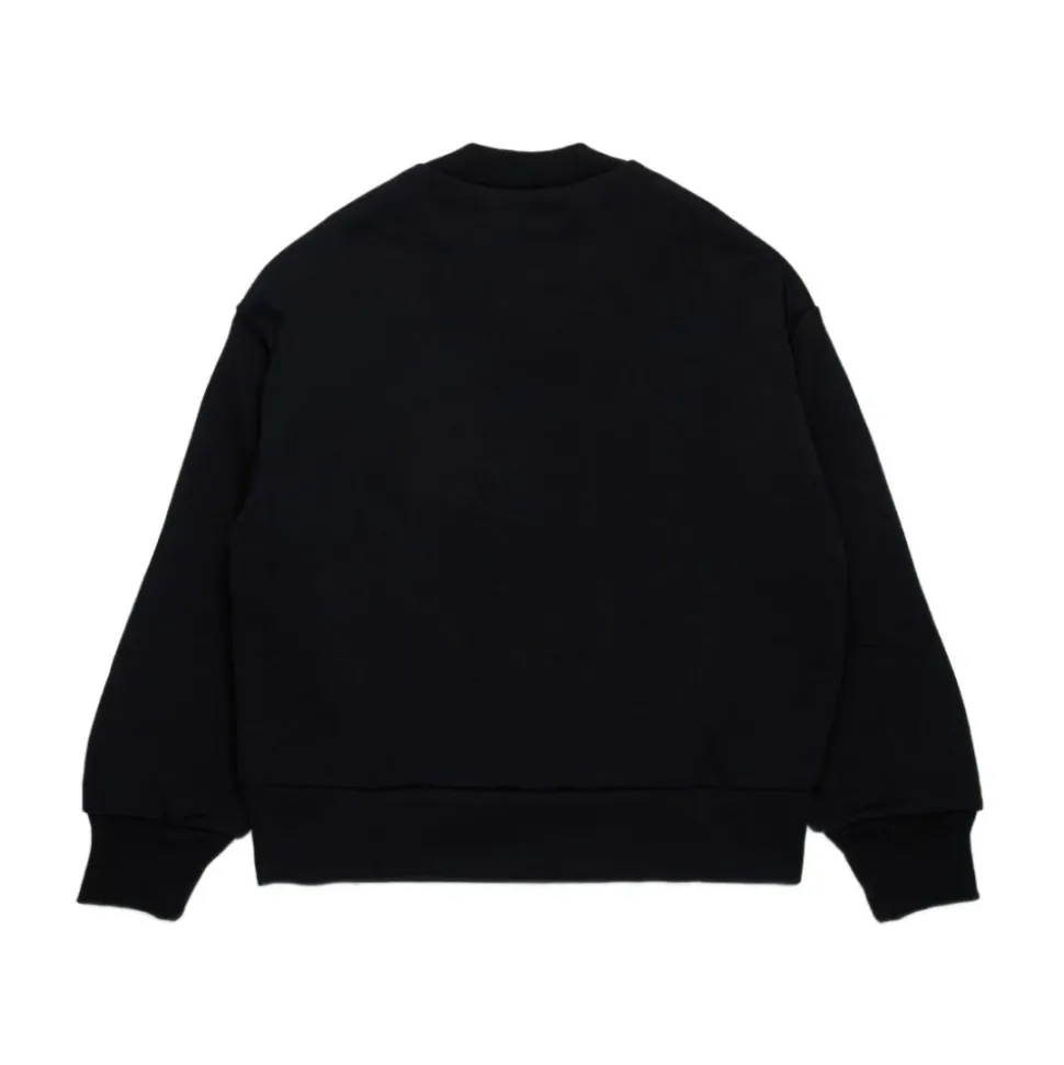 Zwarte Sweatshirt met Applicatie