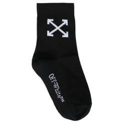 Zwarte Terry Sokken met Iconische Pijlen