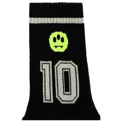 Zwarte Terry Sokken met Smiley