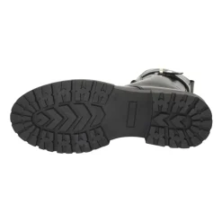 Zwarte veterlaarsjes voor meisjes