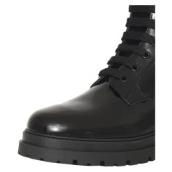 Zwarte veterlaarsjes voor meisjes