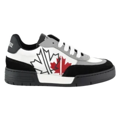 Zwart/Wit Leren Kinderschoenen