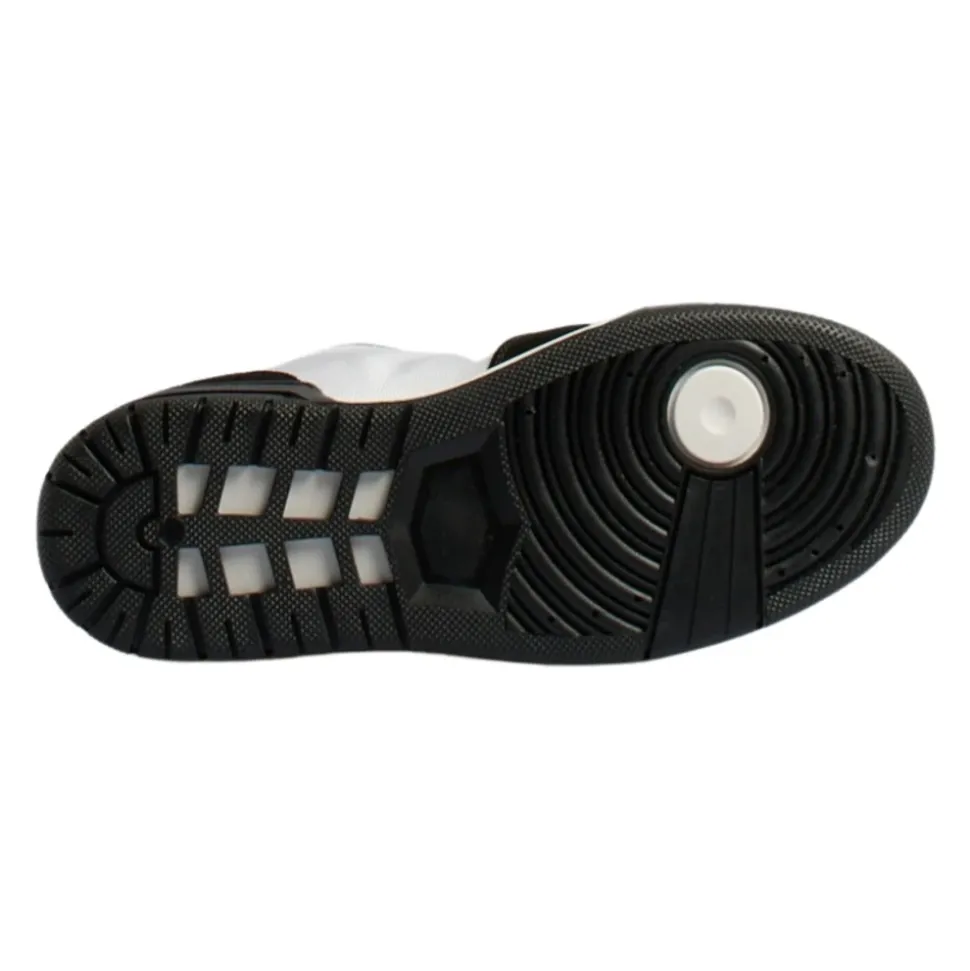 Zwart/Wit Leren Kinderschoenen